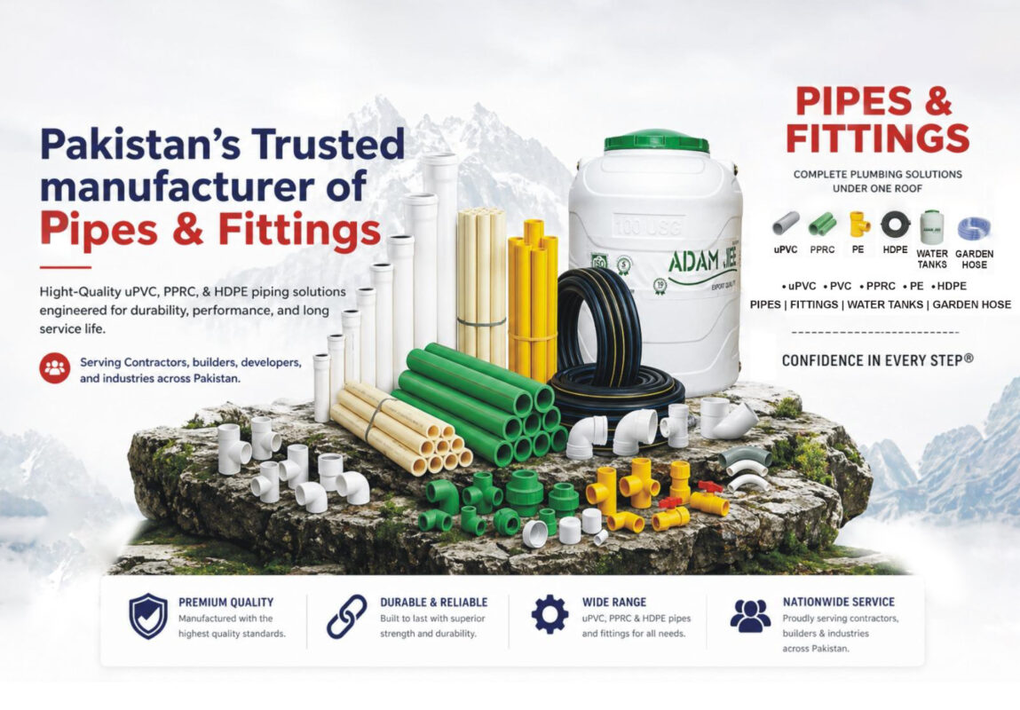 PVC Pipe Manufacturers in Pakistan