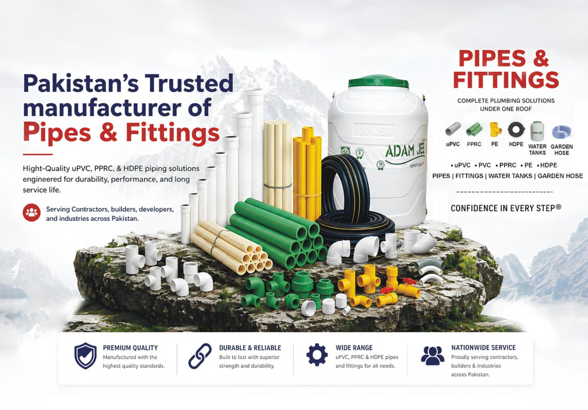 Top 10 PVC Pipe Manufacturers in Pakistan