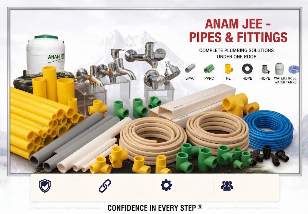 PPR vs PVC vs GI pipes for home plumbing in Pakistan